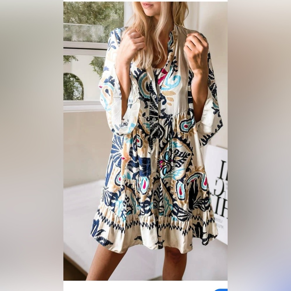 NEW Adorbs! mini print dress Size M